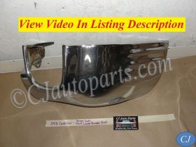 OEM 1958 Cadillac Deville Eldorado Fleetwood LEFT DRIVER SIDE FRONT BUMPER END LOWER #3511182